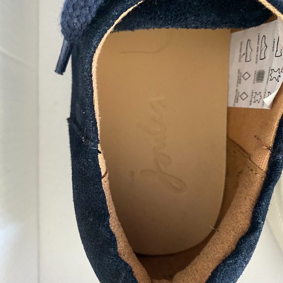 Joules Solena Luxe Navy Dot Shoe US Size 5 - Picture 3 of 11